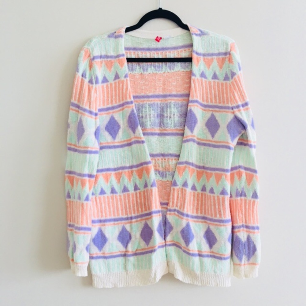 Aztec pastel cardigan